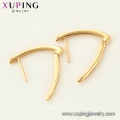 97069 xuping hoop 18k gold color Luxury Synthetic CZ women earrings